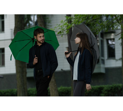 Зонт складной Monsoon, серый