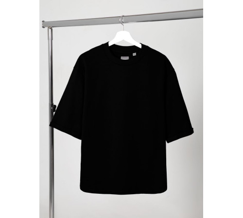 Футболка оверсайз унисекс Kosmos 2.0, черная