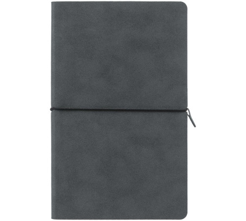 Ежедневник Nubuk, недатированный, темно-серый