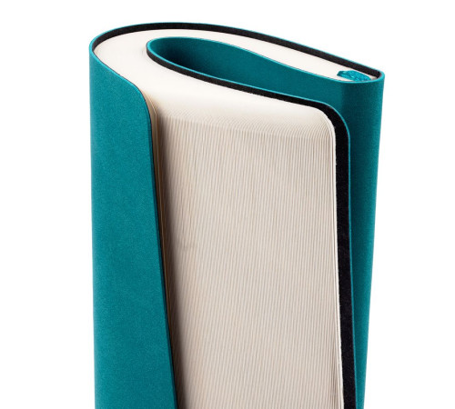 Ежедневник Nubuk, недатированный, бирюзовый