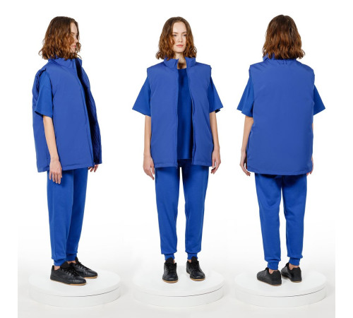 Жилет двусторонний V2, синий