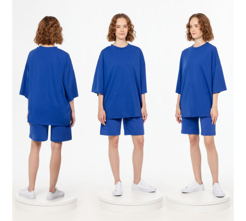 Футболка унисекс оверсайз T1, синяя