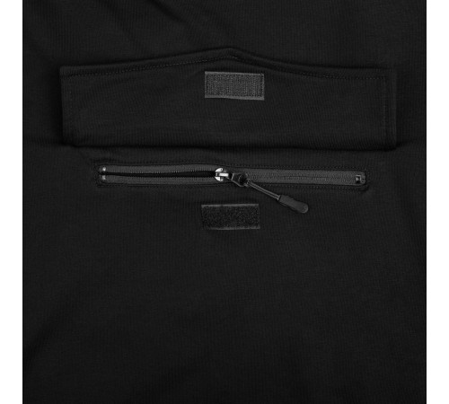 Худи унисекс с карманом на груди Chest Pocket, черное