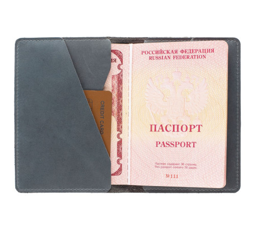 Обложка для паспорта inStream, серая