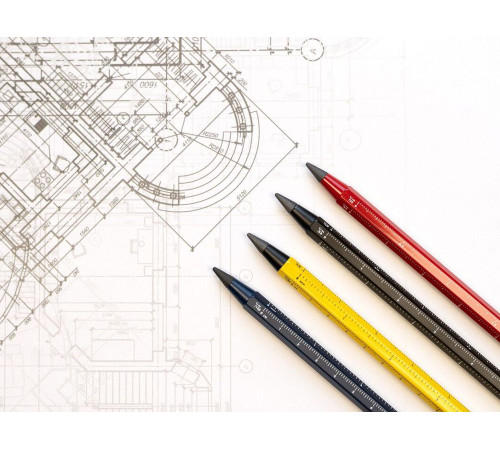 Вечный карандаш Construction Endless, красный