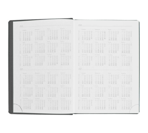 Ежедневник Mobile на заказ, недатированный, черно-зеленый