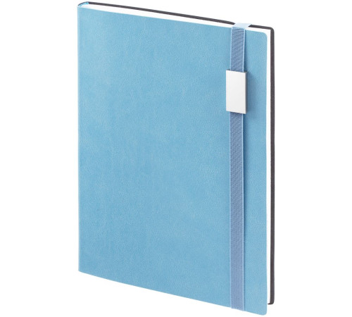 Ежедневник Vivian Metal, недатированный, голубой