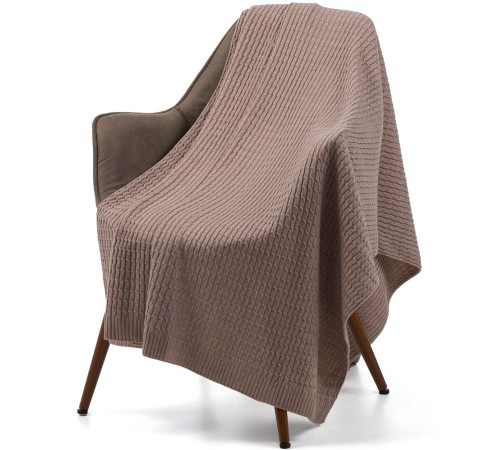 Плед Slumberland, бежевый меланж