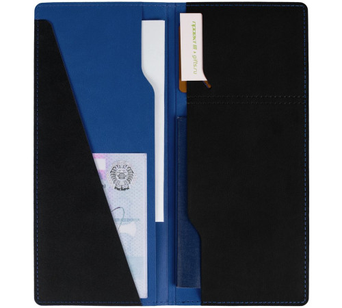 Дорожный органайзер Multimo, черный с синим