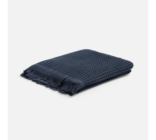 Плед вафельный Elenglect, темно-серый