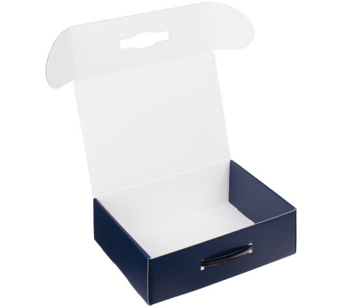 Коробка Matter Light, синяя, с черной ручкой