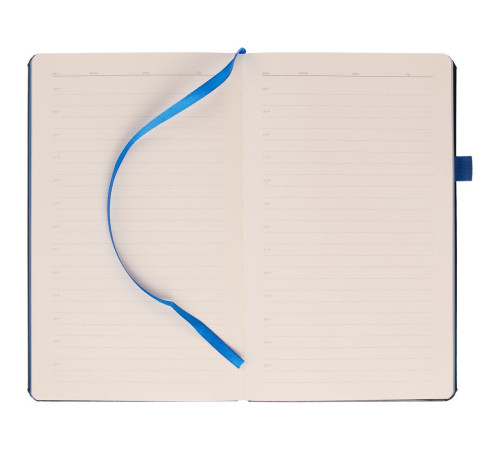 Ежедневник Ton Black, недатированный, черный с синий