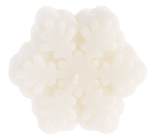 Свеча Snowlight 3, белая, 6 см