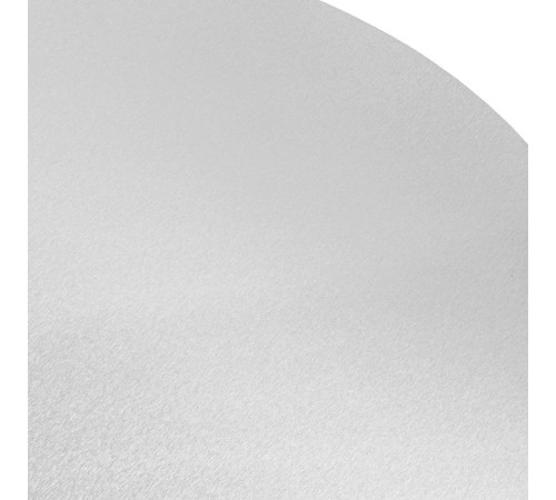 Плакетка Plaque, круглая, венге с серебристой пластиной