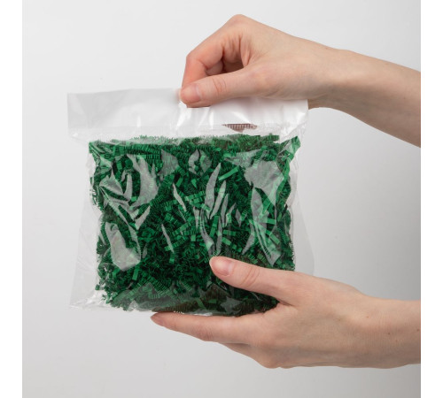 Бумажный наполнитель Chip, темно-зеленый (изумрудный)