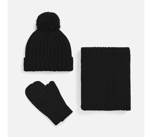 Шарф HappyGo, черный