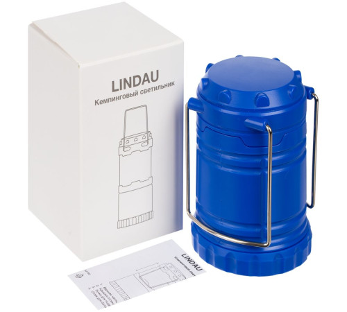 Кемпинговый фонарь Lindau, синий