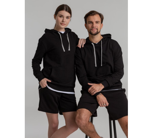 Толстовка с капюшоном Unit Kirenga, черная