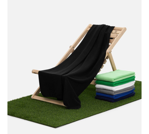 Флисовый плед Warm&Peace, черный