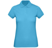 Рубашка поло женская Inspire, бирюзовая