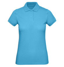 Рубашка поло женская Inspire, бирюзовая