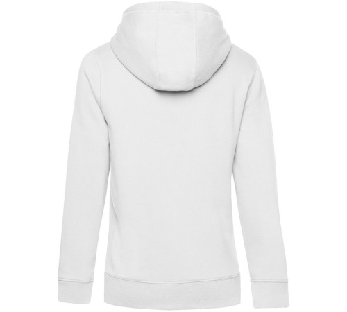 Толстовка с капюшоном женская Queen, белая