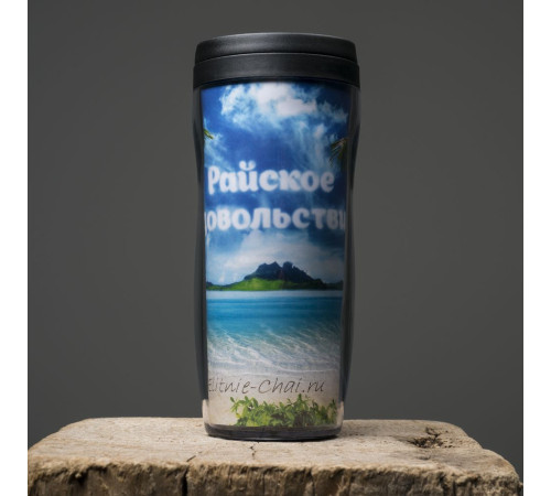 Термостакан Poster, с черной крышкой