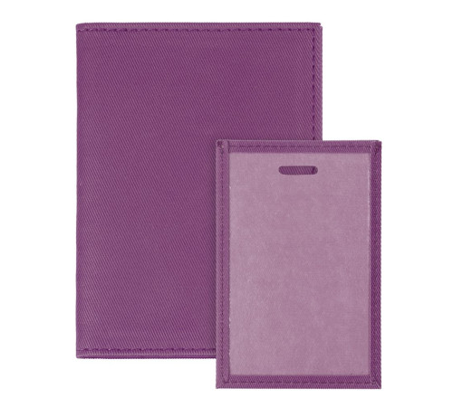 Обложка для автодокументов Twill, сиреневая