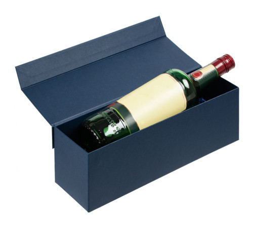Коробка под бутылку Color Jacket, синяя