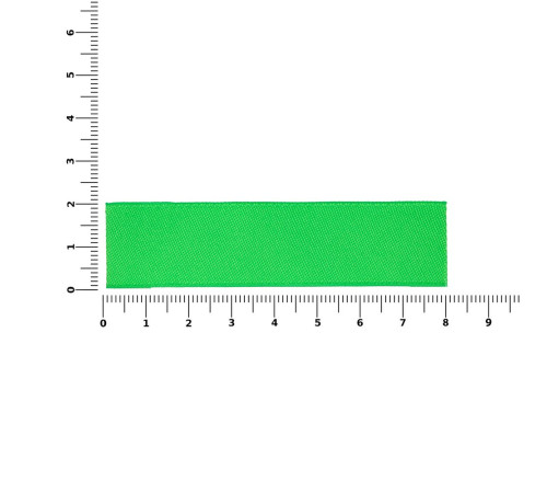 Лейбл тканевый Epsilon, S, зеленый неон