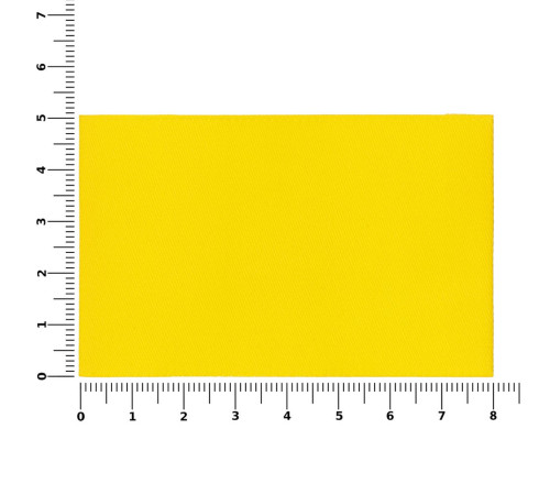 Лейбл тканевый Epsilon, XL, желтый