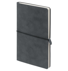 Ежедневник Nubuk, недатированный, темно-серый