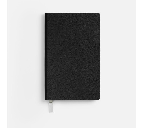 Ежедневник Petrus, недатированный, черный с серебром