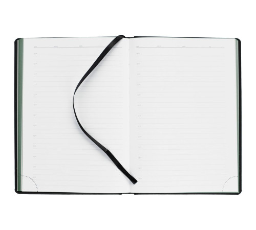 Ежедневник Mobile на заказ, недатированный, черно-зеленый