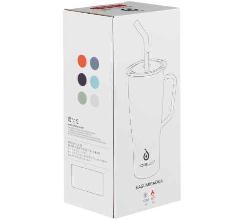 Термостакан Kasumigaoka, белый (молочный)