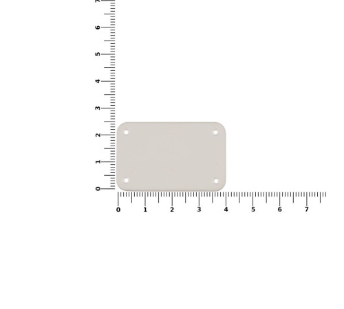 Лейбл из ПВХ Kreta, S, прозрачный