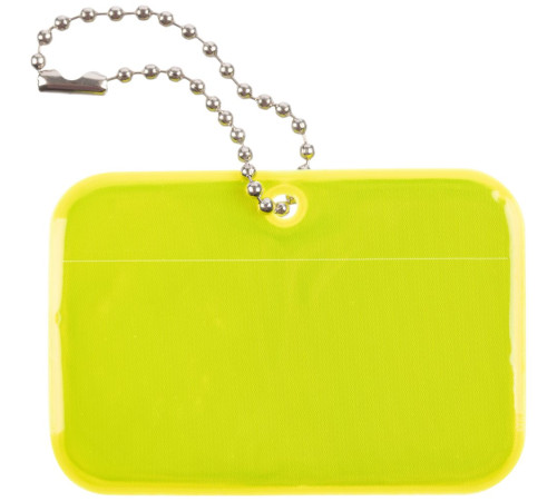 Светоотражатель Spare Care, прямоугольник, желтый неон