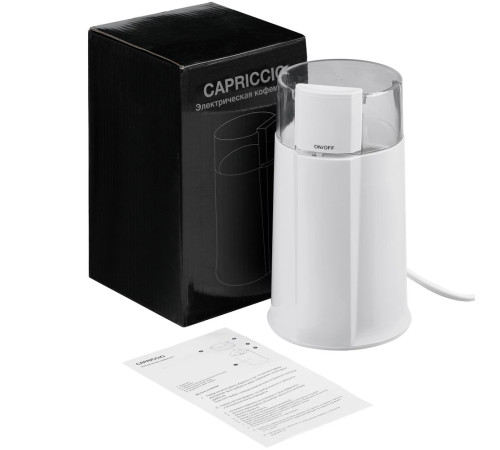 Электрическая кофемолка Capriccio, белая