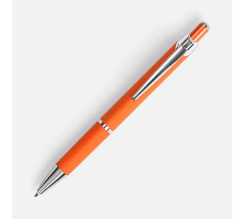 Ручка шариковая Chromos Soft Touch, оранжевая