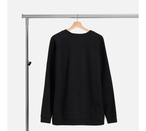 Свитшот унисекс Avenu, черный