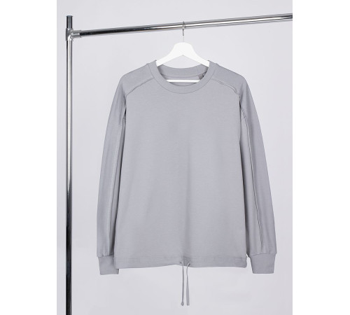 Свитшот унисекс Vozduh, светло-серый