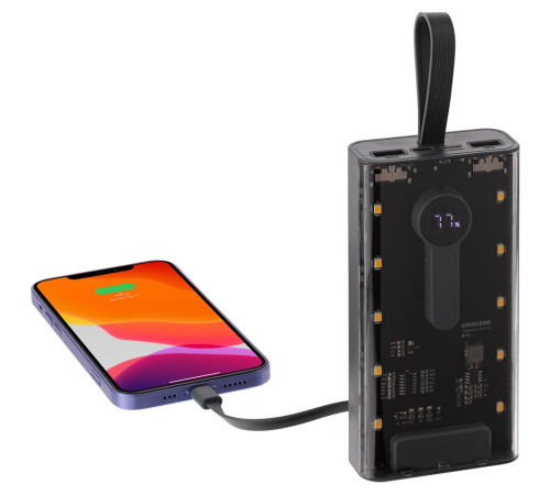 Аккумулятор Trellis Digital 10000 мАч, темно-серый