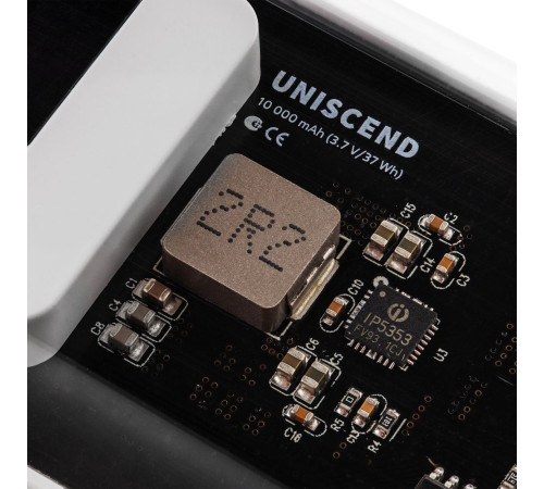 Аккумулятор с быстрой зарядкой Trellis Geek 10000 мАч, белый