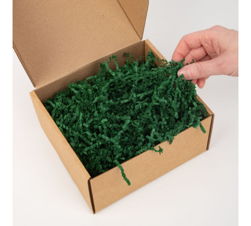 Бумажный наполнитель Chip, темно-зеленый (изумрудный)