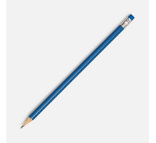 Карандаш простой Hand Friend с ластиком, синий