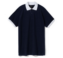 Рубашка поло Prince 190, темно-синяя с белым