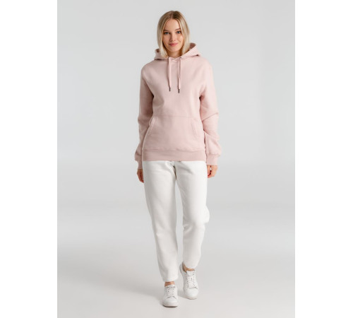 Толстовка с капюшоном унисекс King, розовая