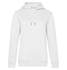 Толстовка с капюшоном женская Queen, белая