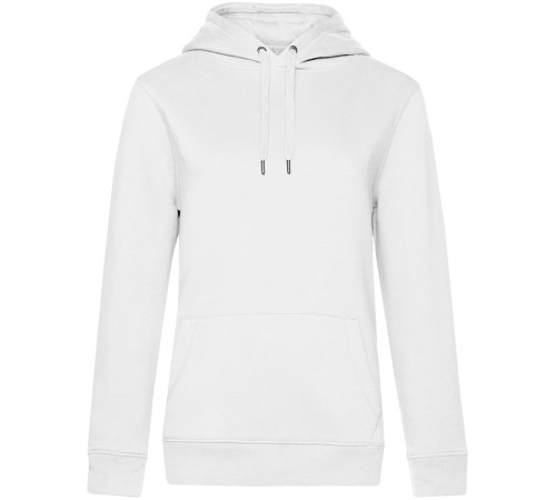 Толстовка с капюшоном женская Queen, белая