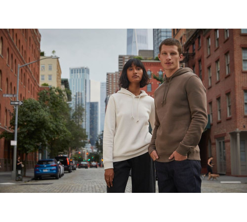 Толстовка с капюшоном женская BNC Inspire (Organic), розовая